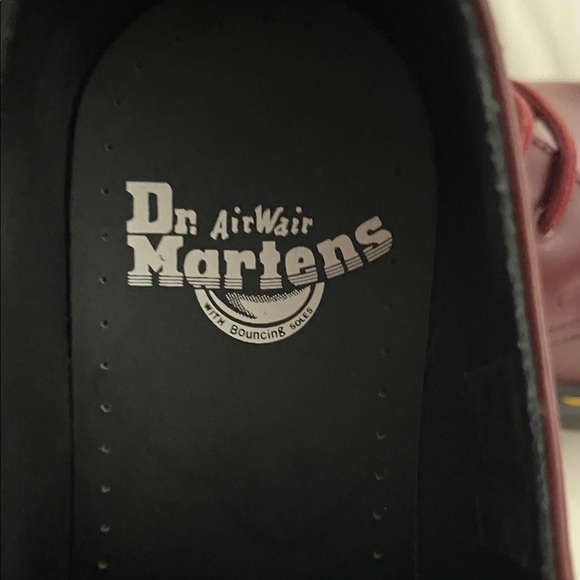 Dr. Martens 1461 Iced Smooth Leather Oxfords in Cherry Red